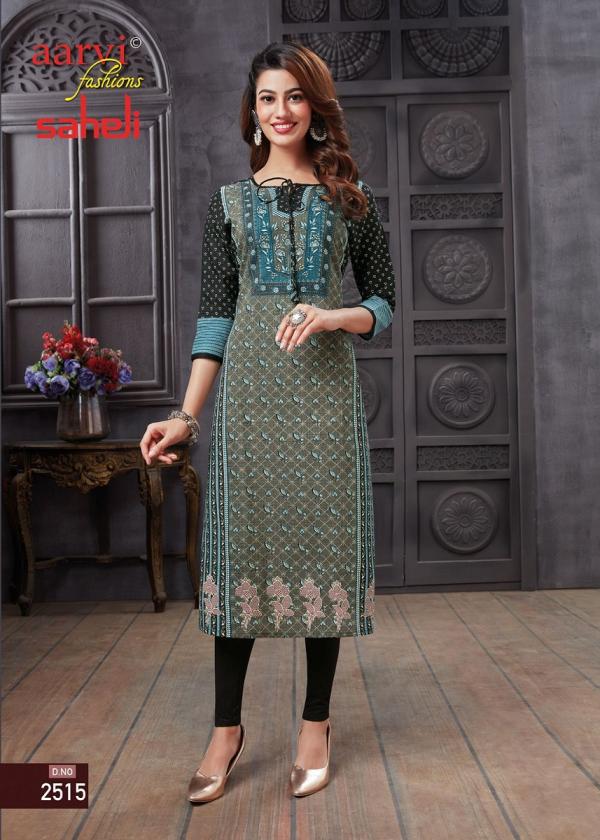 Aarvi Saheli Vol-15 Cotton Exclusive Designer Dress Material